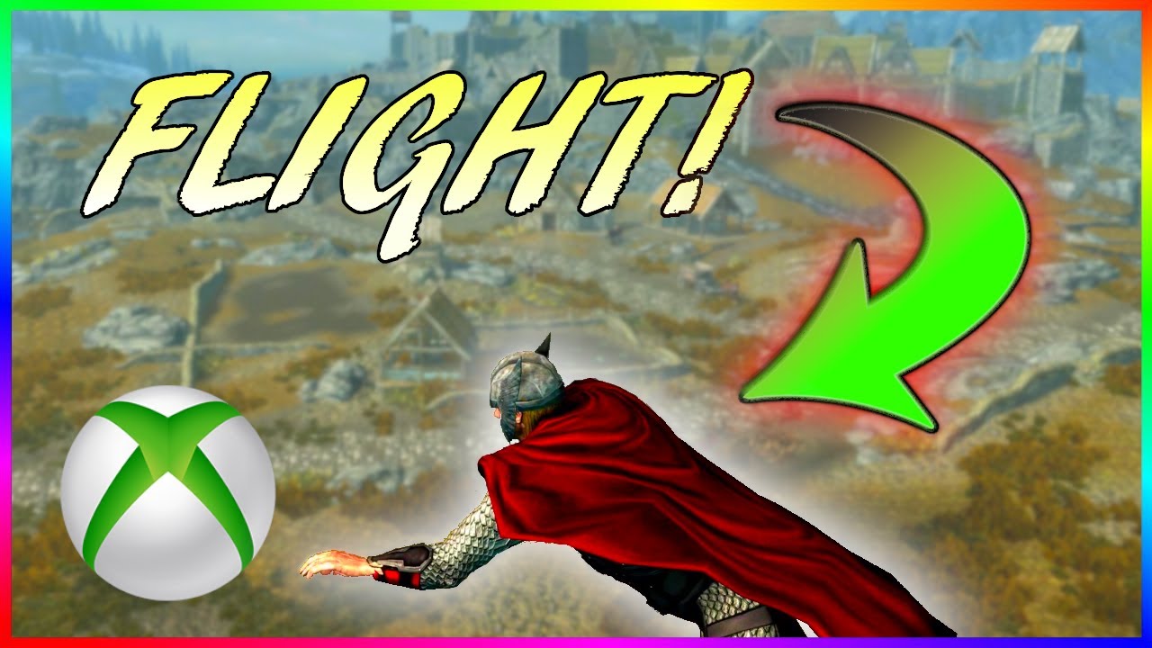 Skyrim SE: How to FLY on Xbox One (Mods) [VERY SCUFFED!]