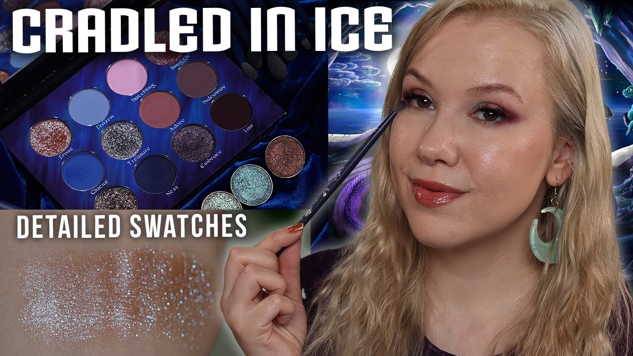 Коллекция Fantasy Cosmetica Cradled in Ice | Подробные образцы и 2 образа