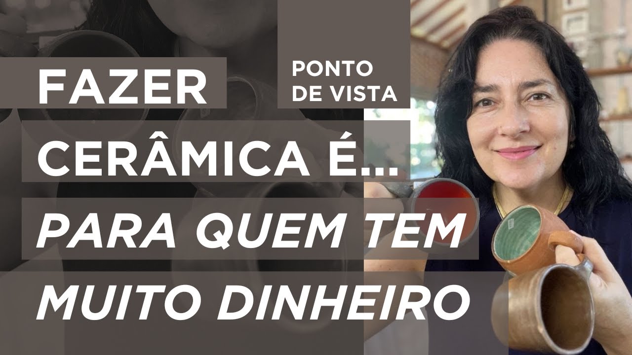 Fazer cer&acirc;mica &eacute; s&oacute; para quem tem muito dinheiro pra gastar