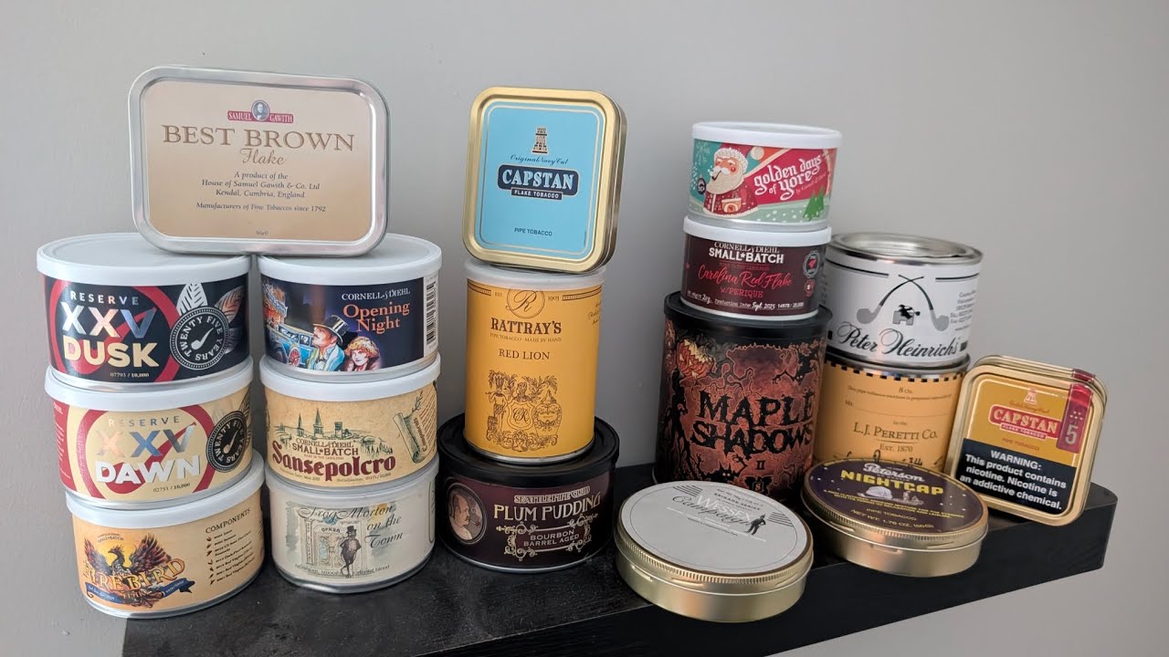 My 2025 Top 10 Pipe Tobacco's 
