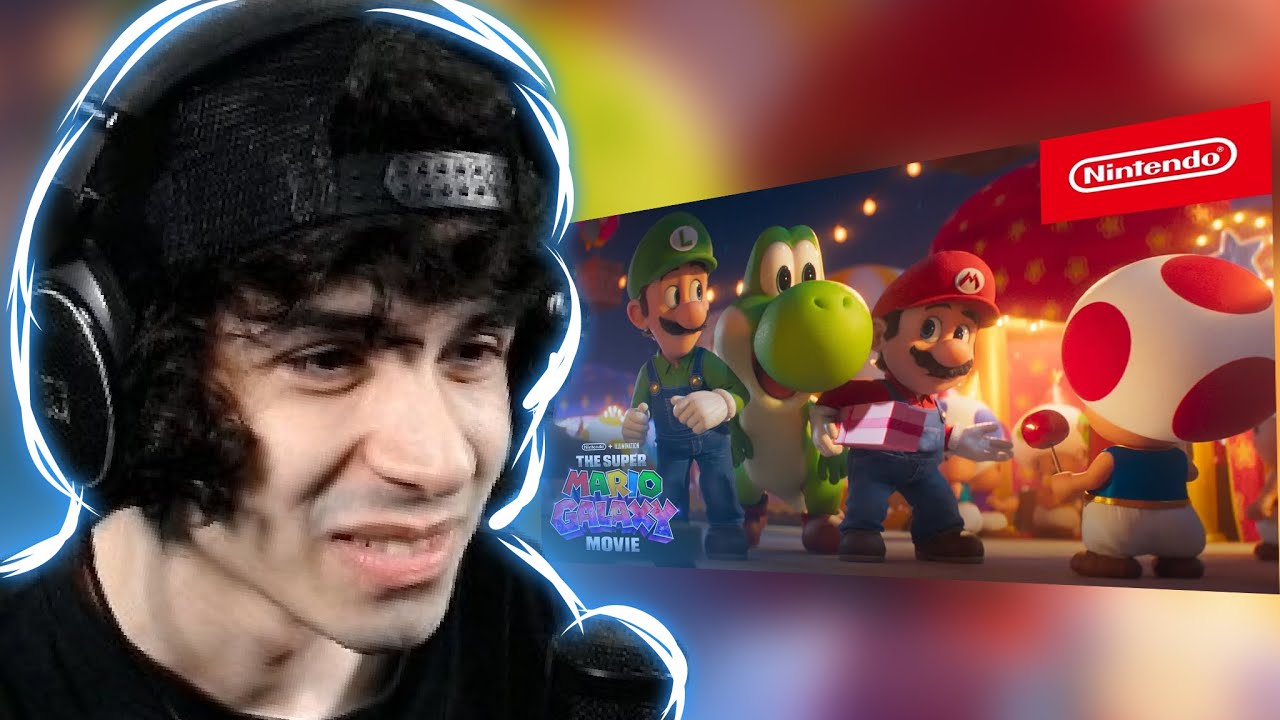 Pedrodbr Reage ao NOVO TRAILER de SUPER MARIO GALAXY o FILME