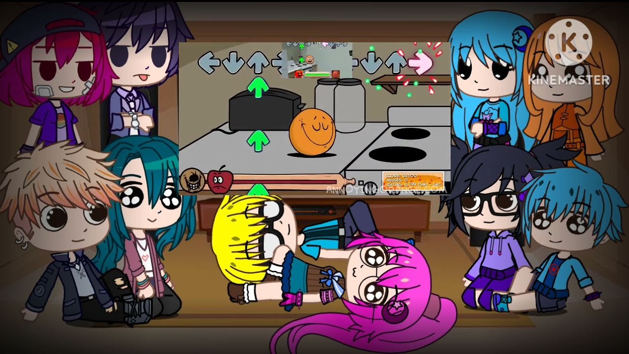 🍎🍊🔪TMF and The Land of Boggs React to FNF Rotten Smoothie V2!😍😈🔥