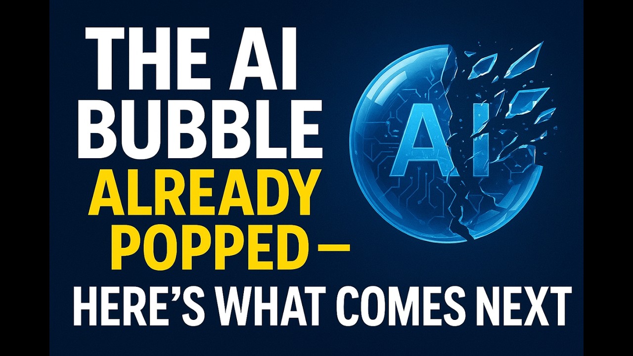 The AI Bubble Already Popped — Here’s What Comes Next