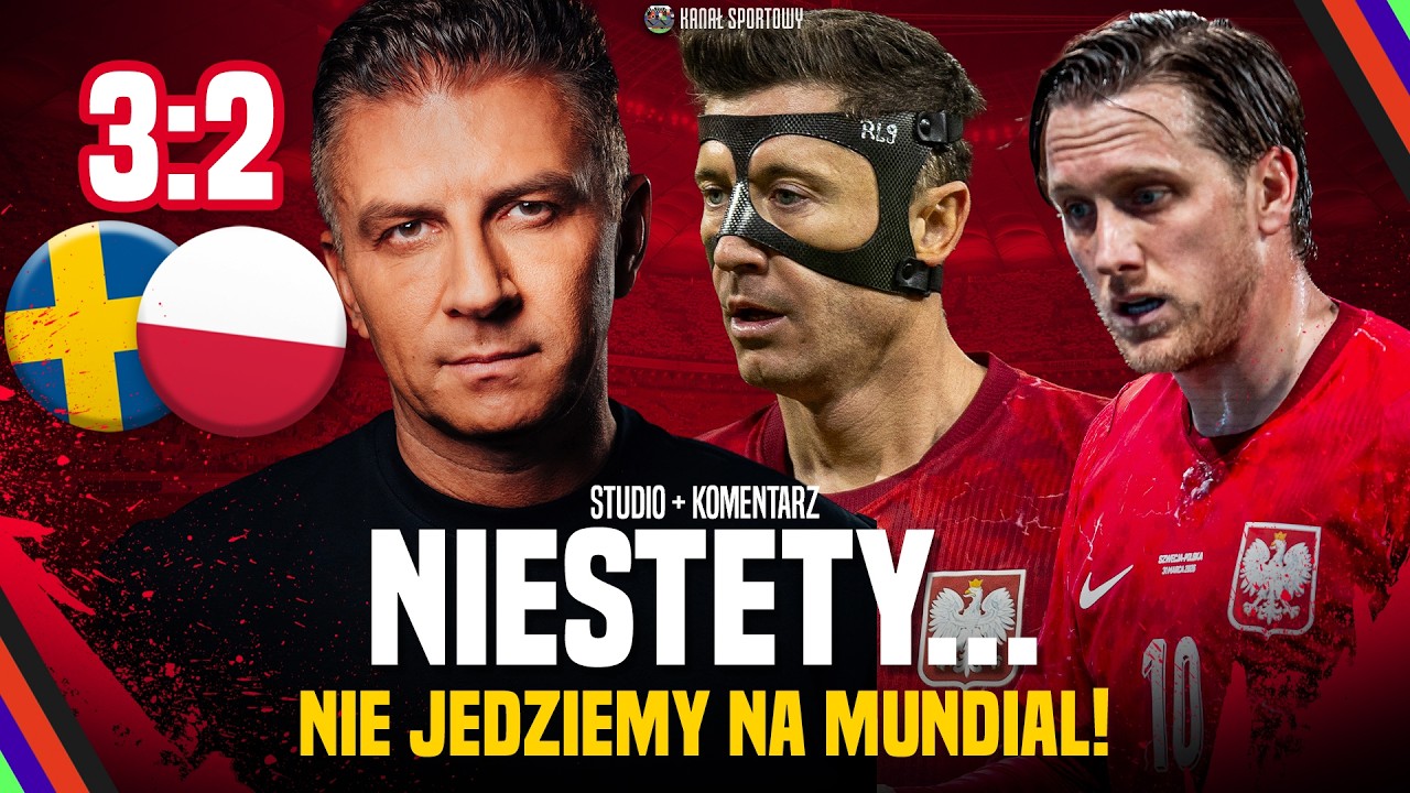 POLSKA PRZEGRAŁA ZE SZWECJĄ I NIE ZAGRA NA MUNDIALU 2026 | BOREK, SMOK, PESZKO I GOŚCIE ANALIZUJĄ!