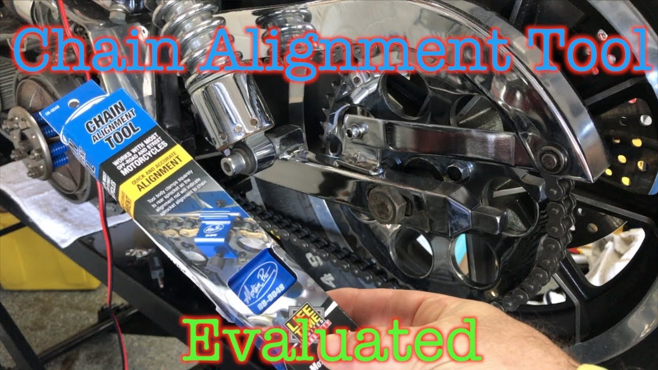 Motion Pro Motorcycle Chain Alignment Tool Evaluation