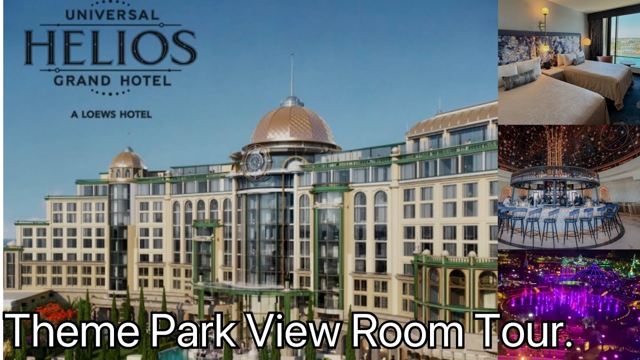 Universal Helios Grand hotel | Helios Bar | Theme Park View Room Tour | Epic Universe | May Travels 