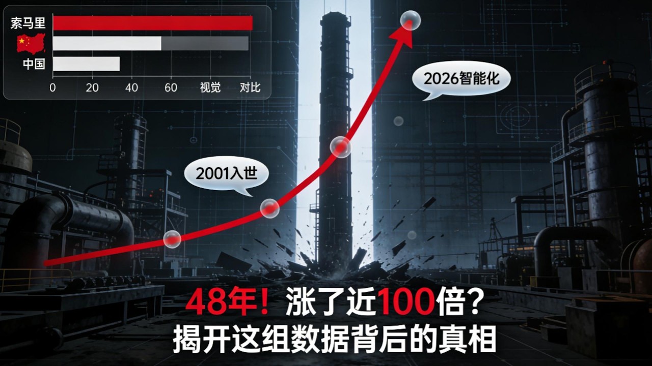 比索马里穷到如今的世界工厂：中国这40年到底发生了什么巨变？#深度复盘 #中国经济 #财富逻辑 #财经认知 #世界工厂#比索马里还穷 #40年巨变 #时代代价 #底层逻辑 #生存指南