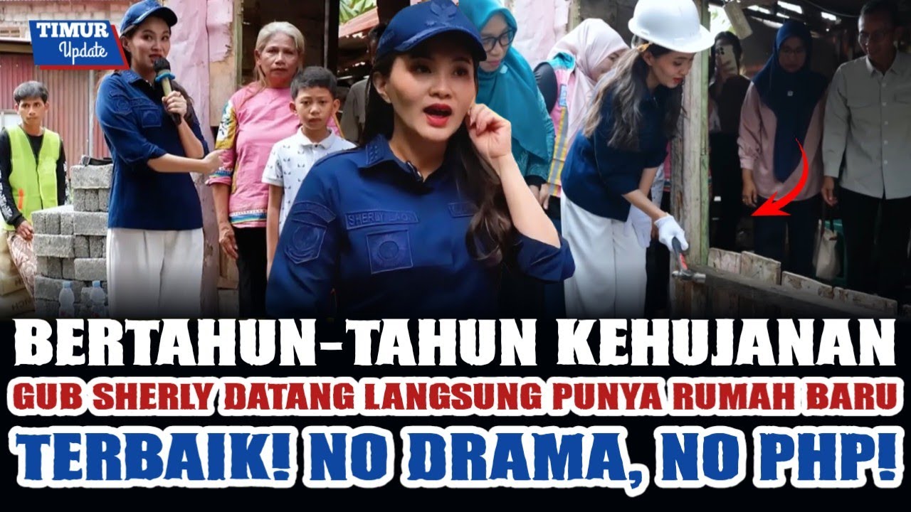 TIADA LAGI KONTRAKTOR 'CURI TULANG!' GUB SHERLY INI BANTUAN ORANG MISKIN, MASA MAU DIKORUPSI?!