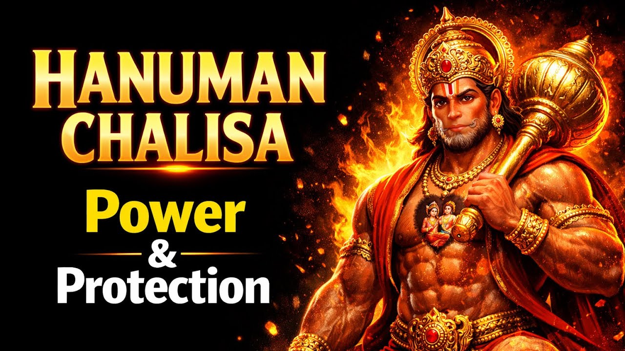 Hanuman Chalisa | Powerful Mantra for Strength, Protection & Success 🙏