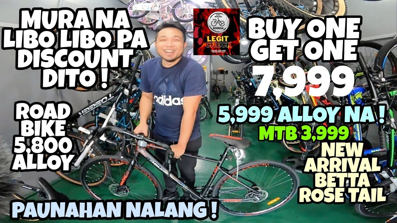 MURA NA LIBO LIBO PA DISCOUNT DITO !│BUY ONE GET ONE │ROAD BIKE 5,800 ALLOY│MTB 3,999 │PAUNAHAN DITO