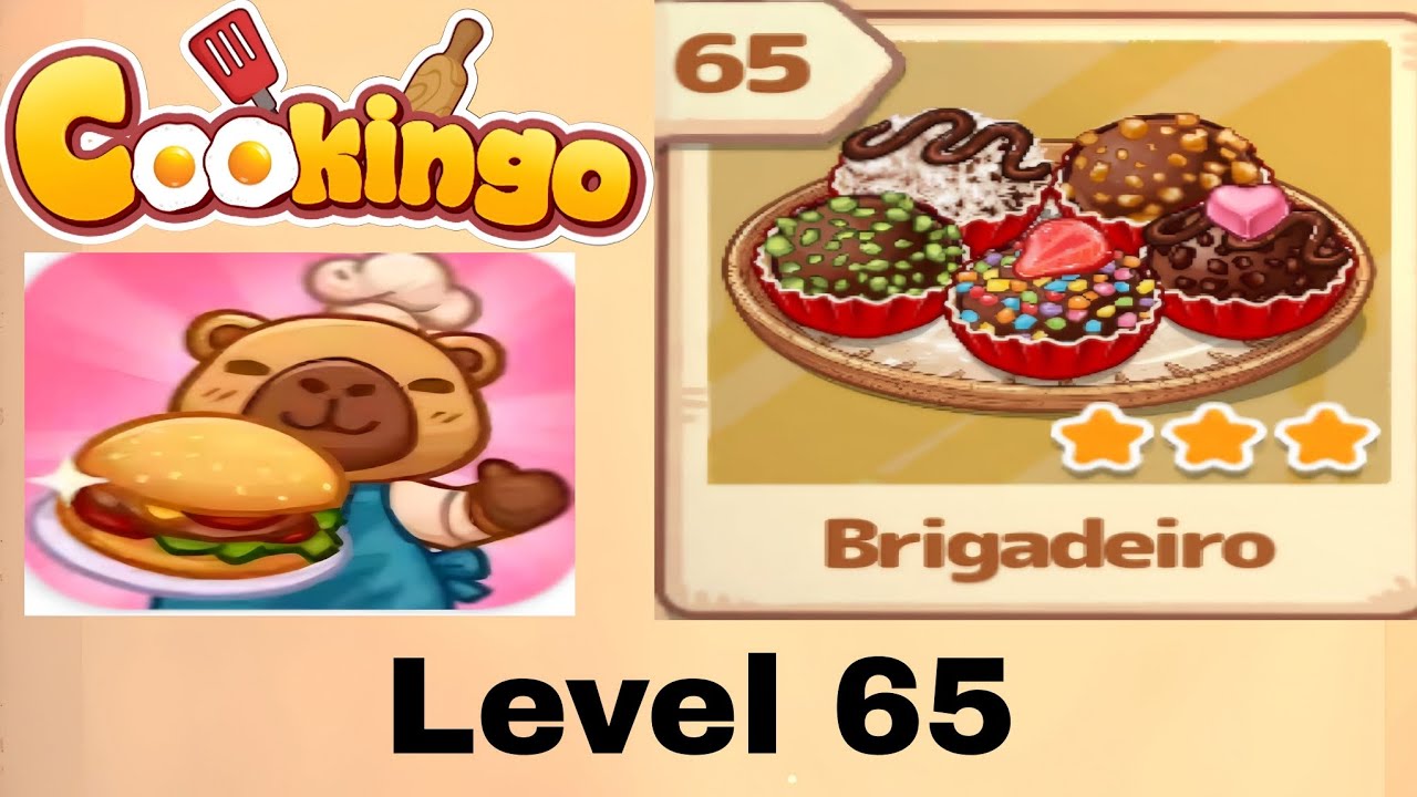 Cookingo perfect meal level 65 Solution and walkthrough for gameplay let's cooked meal