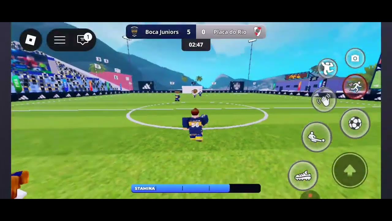Ep 2 tentando bater 20 gols no super liga de futbol no roblox 