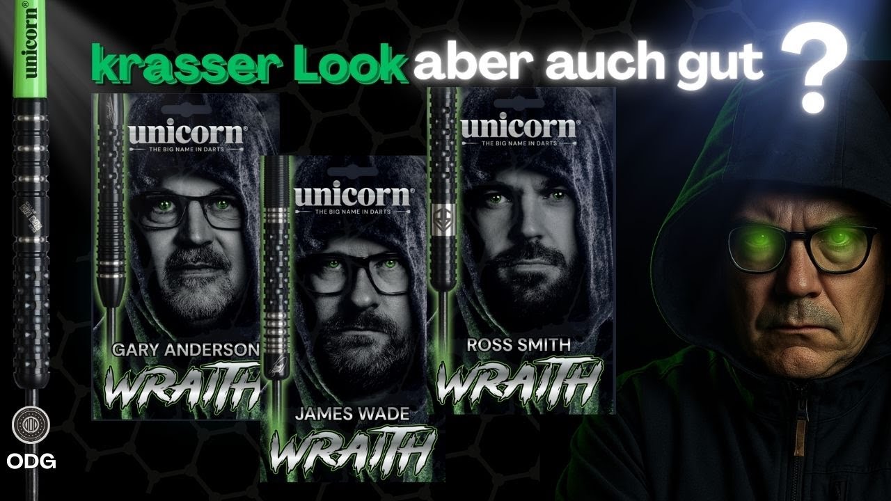 Unicorn Wraith Darts (Anderson, Wade, Smith, Menzies, Rydz): Welcher ist der Beste?