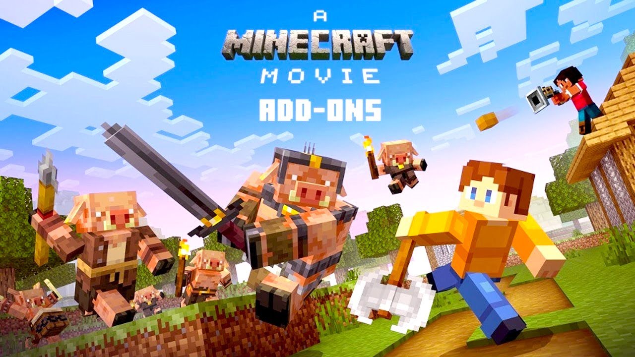 ZA DARMO: MINECRAFT MOVIE ADDON - NOWE PIGLINY, NOWE BOSSY i NOWA BROŃ!