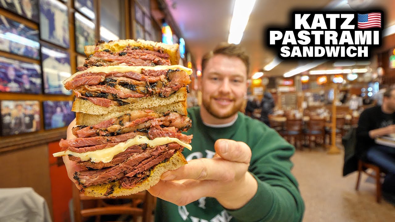 New York PASTRAMI SANDWICH bei Katz Delicatessen