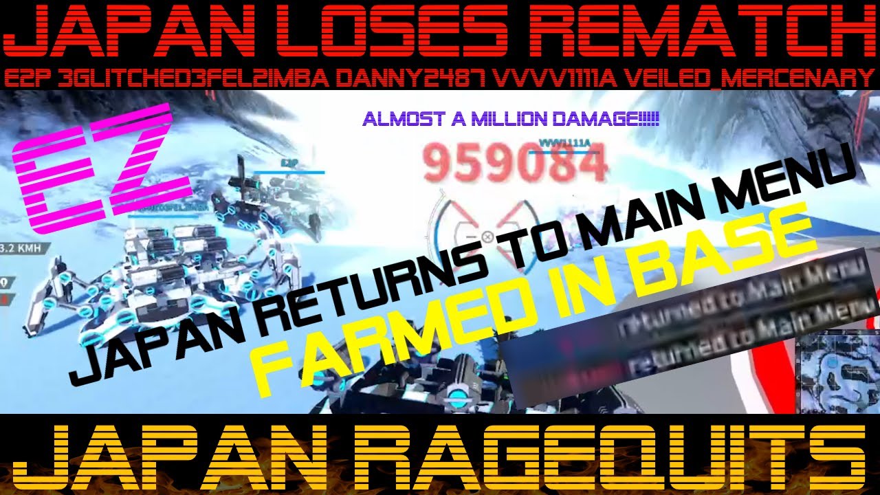ROBOCRAFT 2023 CHAMPIONSHIP FINALS REMATCH JAPAN RAGEQUITS