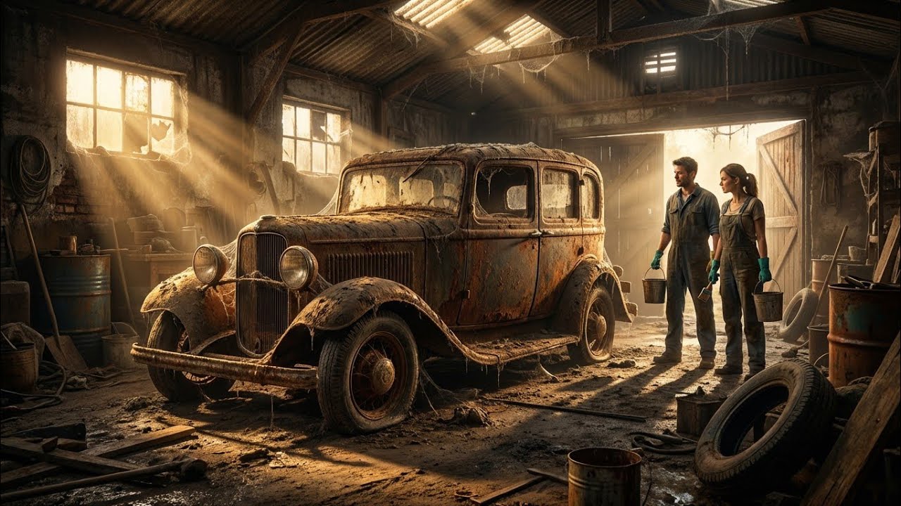 ASMR Car Restoration | 1932 Ford Model B – From Rust to Royal