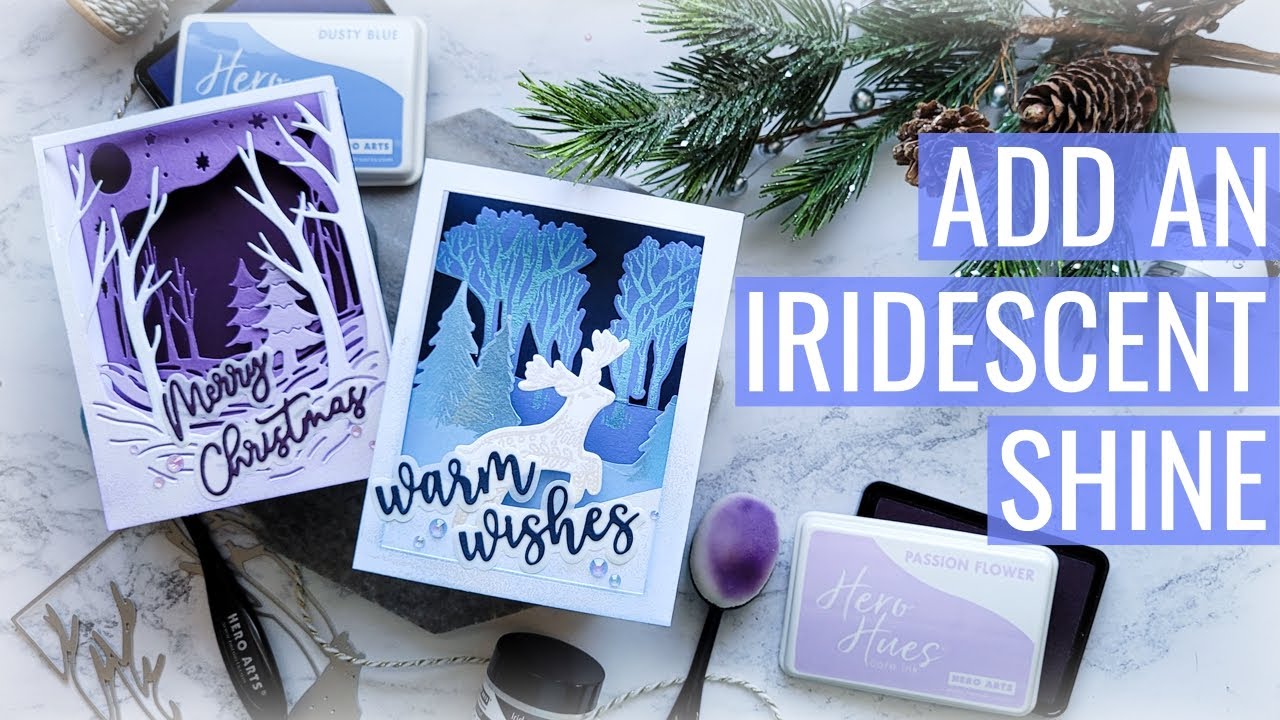 Shadow Box Cards, Iridescent Embossing: Almost Lost My Mind