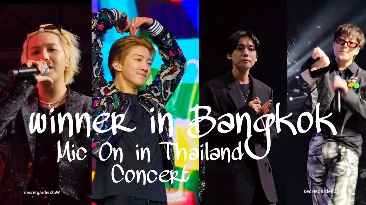 FULL 38Mins of WINNER in MIC ON in Thailand Concert (Mostly Hoony-Focused) 위너 태국 행사 이승훈 직캠 221210