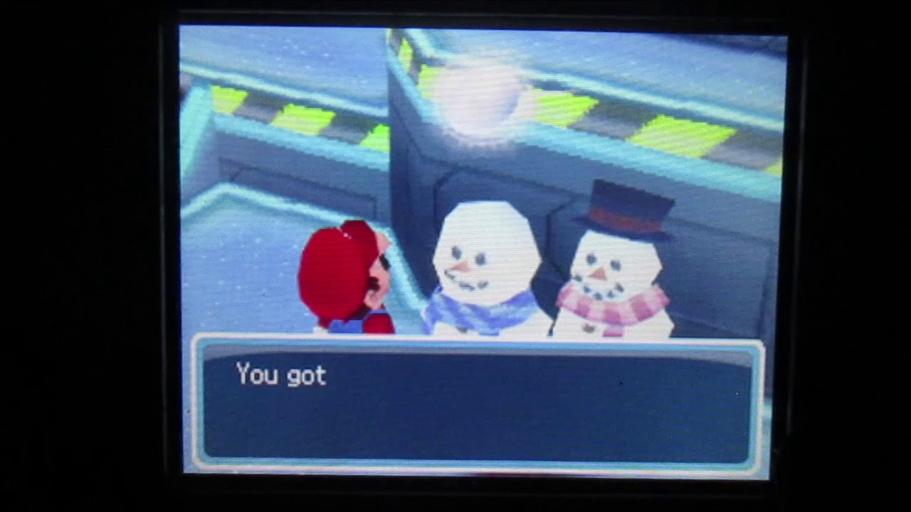 Mario & Sonic at the olympic Wintergames DS Blizland all Whitestones