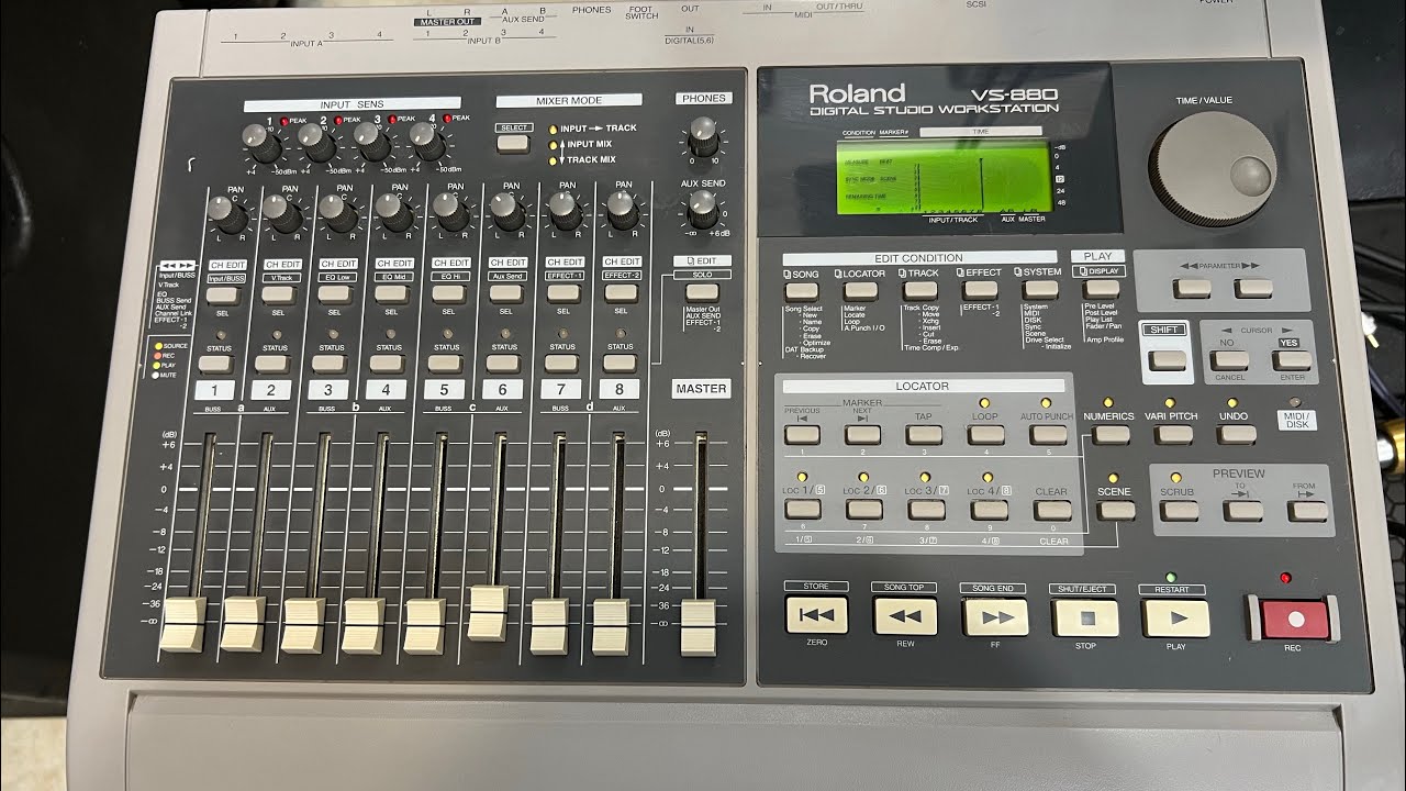 Mixer số Roland vs 880 hướng dẫn sử dụng cơ bản