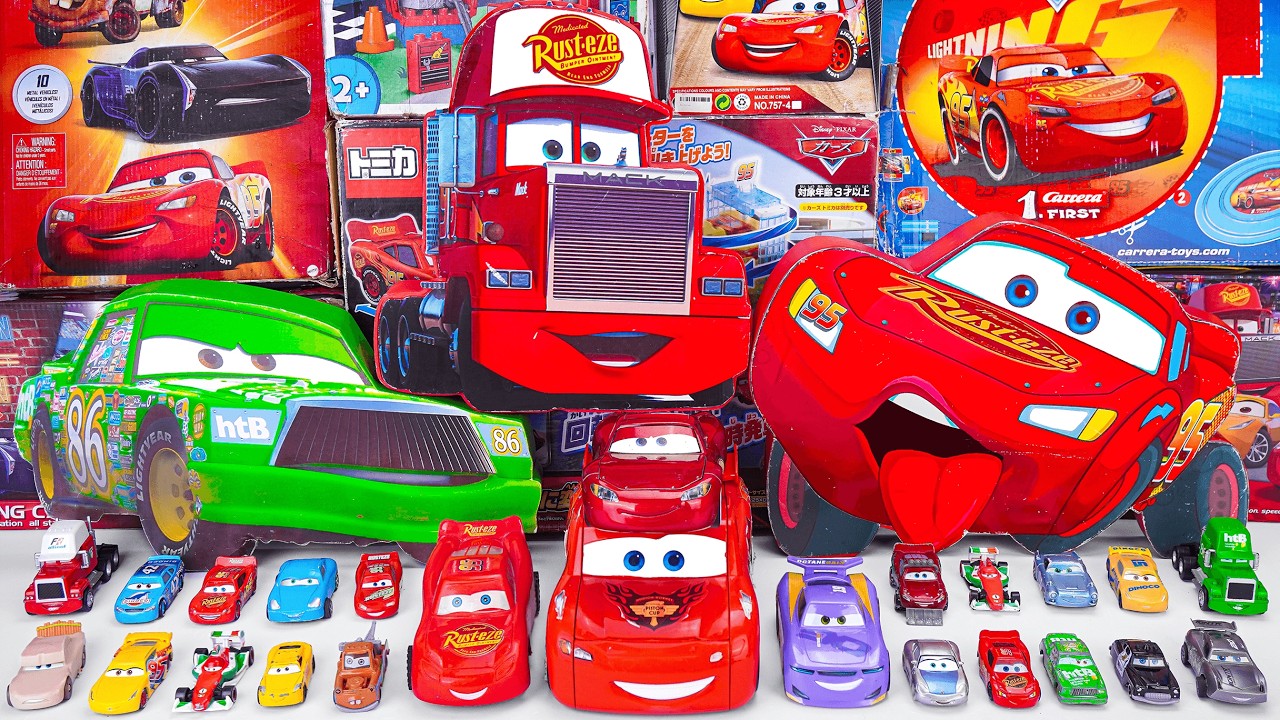 Disney Pixar Cars Unboxing Review | Lightning Mcqueen, Tow Mater, Doc Hudson, Sally Carrera, Cruz