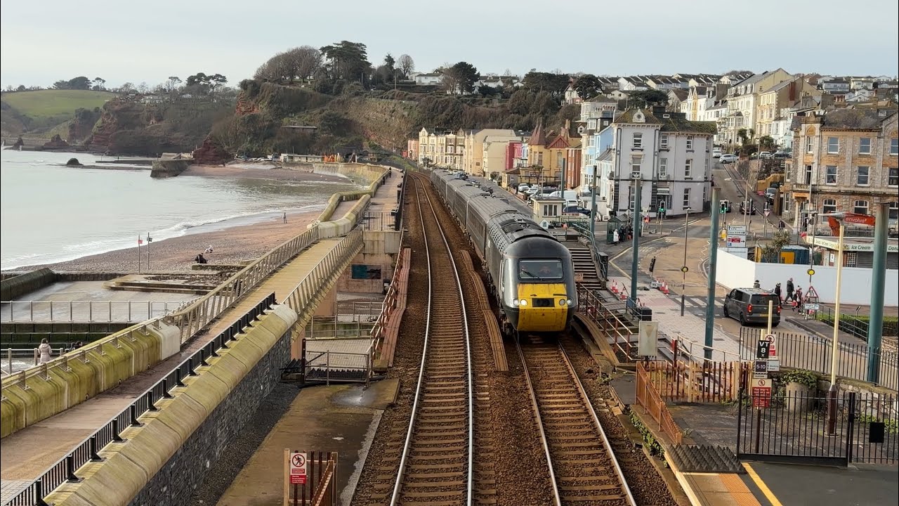 The last ever GWR  HST through Dawlish and a walk up Lea Mount 