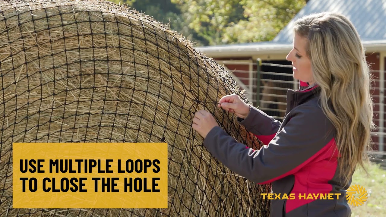 How To Repair a Hay Net