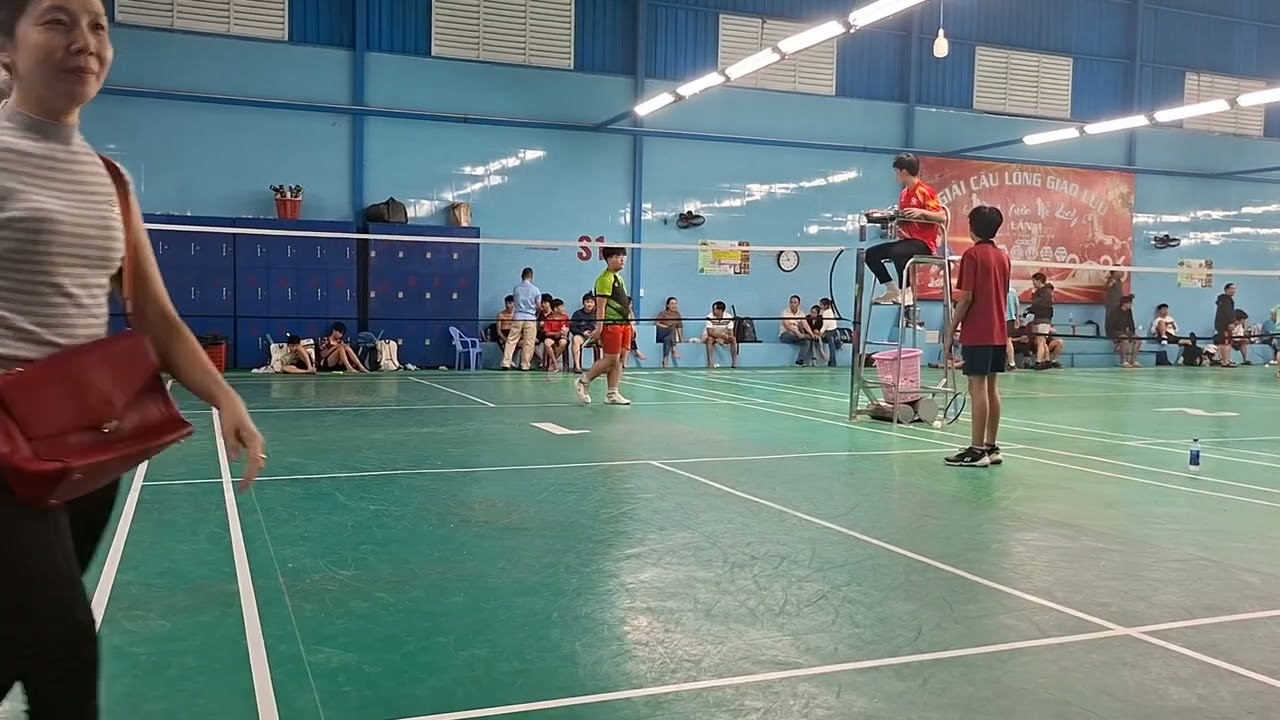 Giải cầu lông Hoàng Quân 2025 - hạng 3 đơn nam u 13: Tấn Phong - Bảo Nam - Set 1