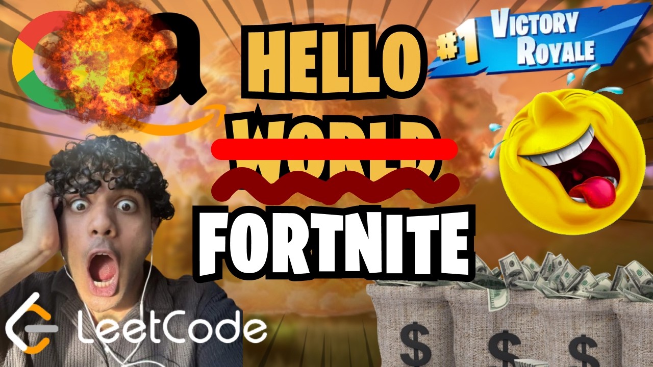 job market so cooked i'm going pro in fortnite.