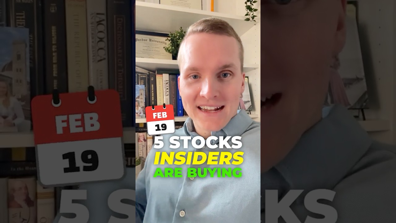 5 Stocks Insiders are Buying (Feb 19, 2026)