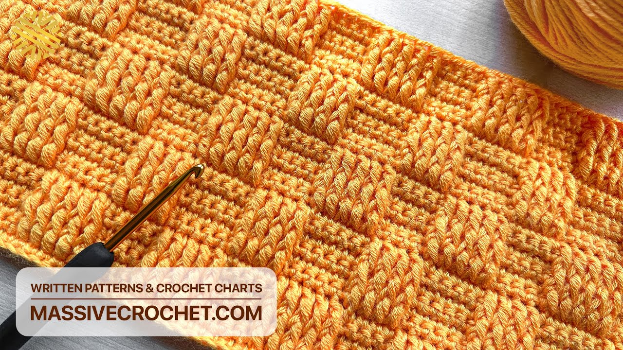 Easy Crochet Pattern for Beginners! 🧡 WONDERFUL Crochet Stitch for Blanket, Bag, Scarf and Cardigan