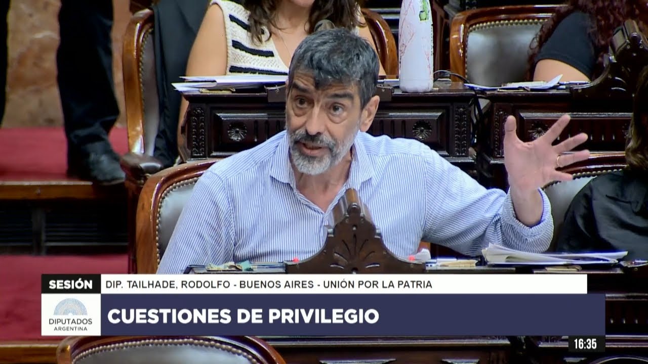 Diputado Tailhade, Rodolfo - UxP - Sesión 12-02-2025 - CP