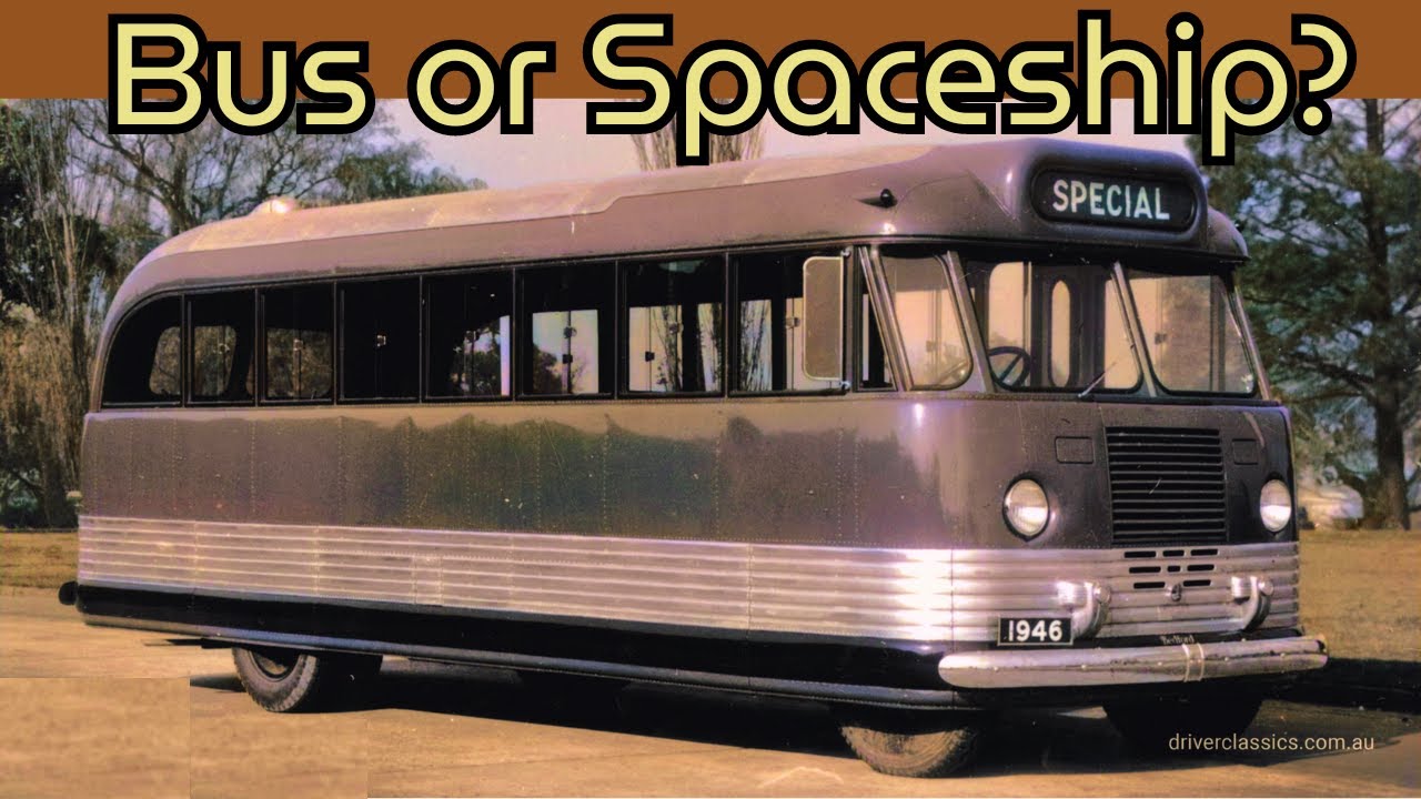 Bus or Spaceship? Australia's Futuristic 1940s Transit Coach! [Australian Bus History]