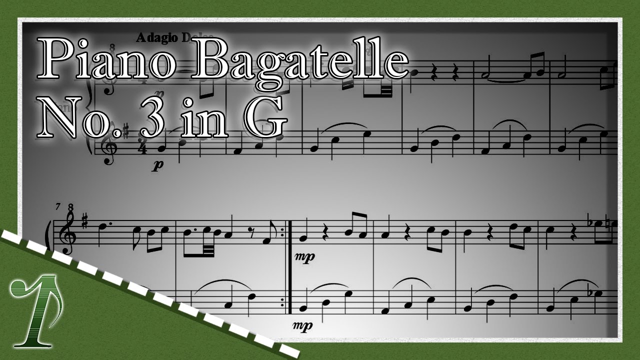 ToryK13 :: Piano Bagatelle no. 3 in G Major (Aria) - Op. 2