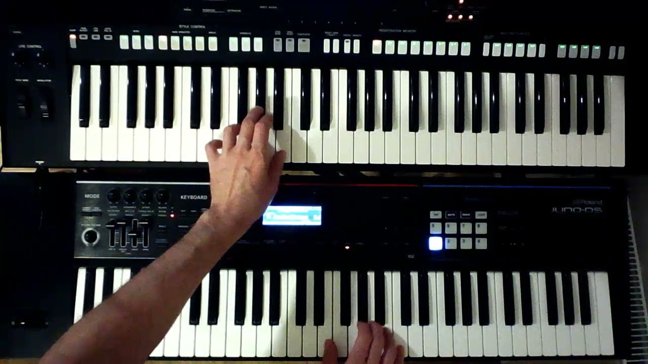 Falco - Jeanny LIVE keyboard instrumental cover