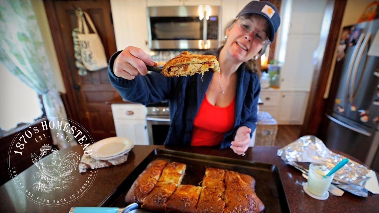 Chicken Bacon Ranch Stuffed Bread