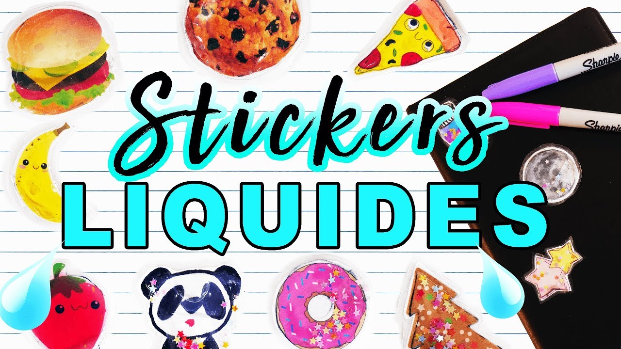 FABRIQUE TES STICKERS LIQUIDES - TUTO FACILE