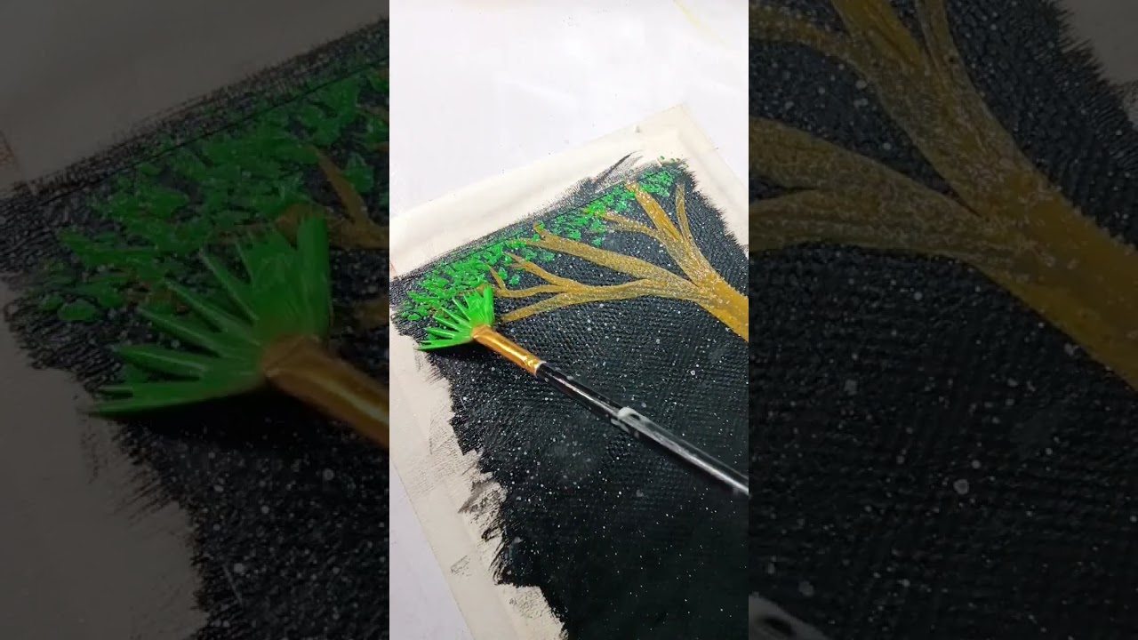 Night sky painting 