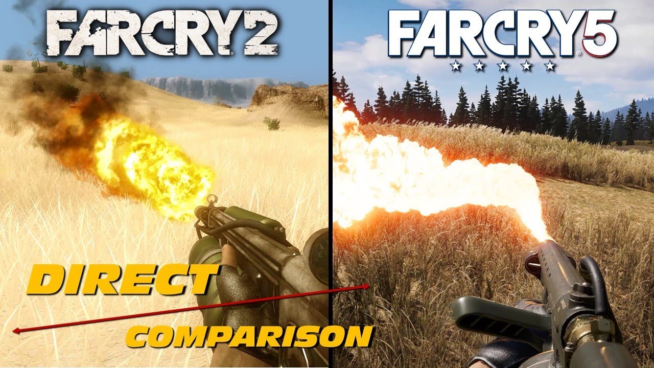 Far Cry 2 vs Far Cry 5 | Direct Comparison
