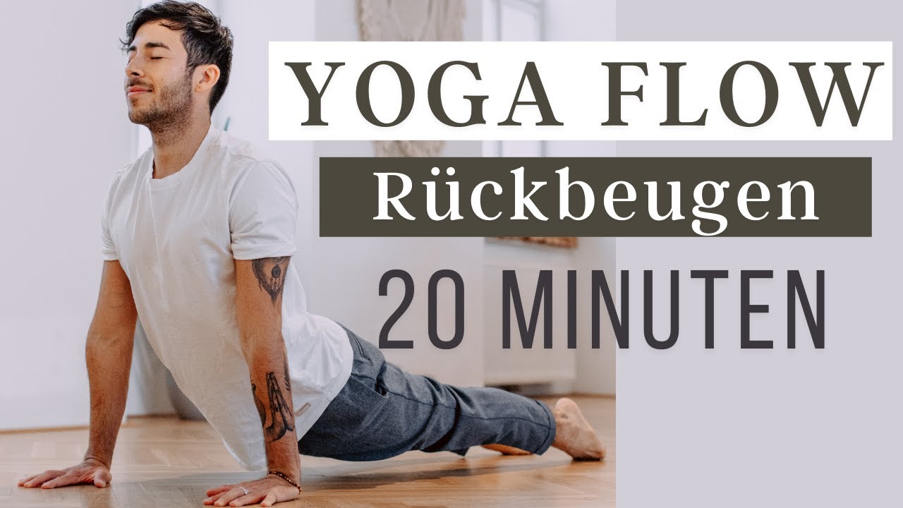 YOGA FLOW I R&uuml;ckbeugen f&uuml;r Anf&auml;nger 20 Minuten Vinyasa mit Marcel Clementi
