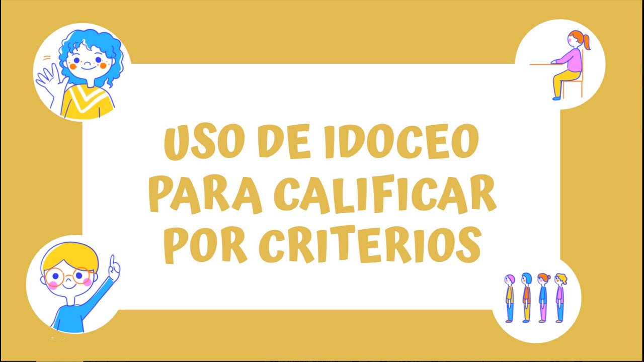 Calificar con iDoceo competencialmente mediante indicadores de logro sin reseñar los instrumentos