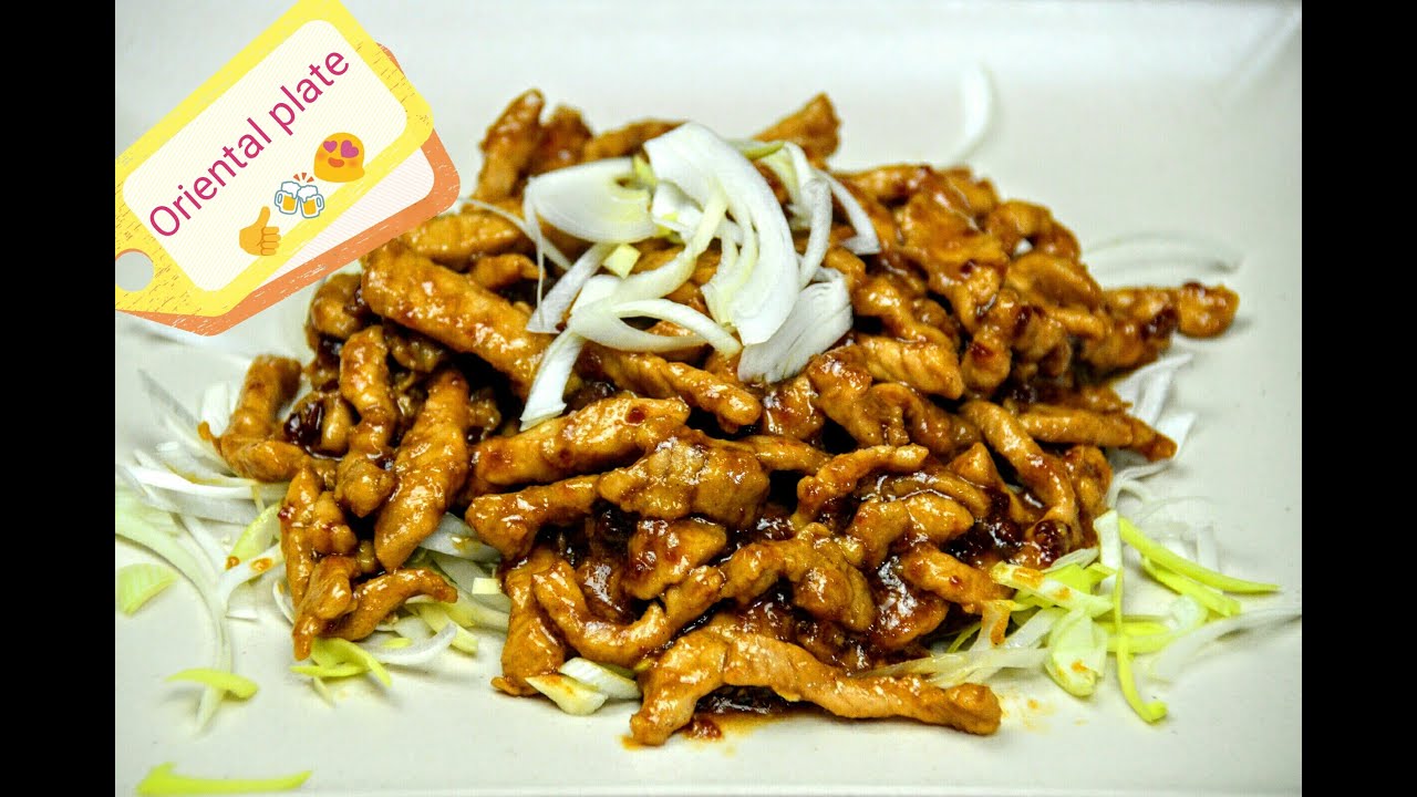 Ricetta cinese: Straccetti di maiale in salsa pechinese/京酱肉丝/Shredded pork in pekingese sauce