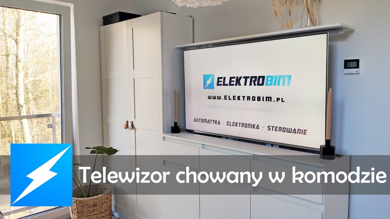 Jak zrobić telewizor chowany w komodzie? - DIY - Elektrobim.pl