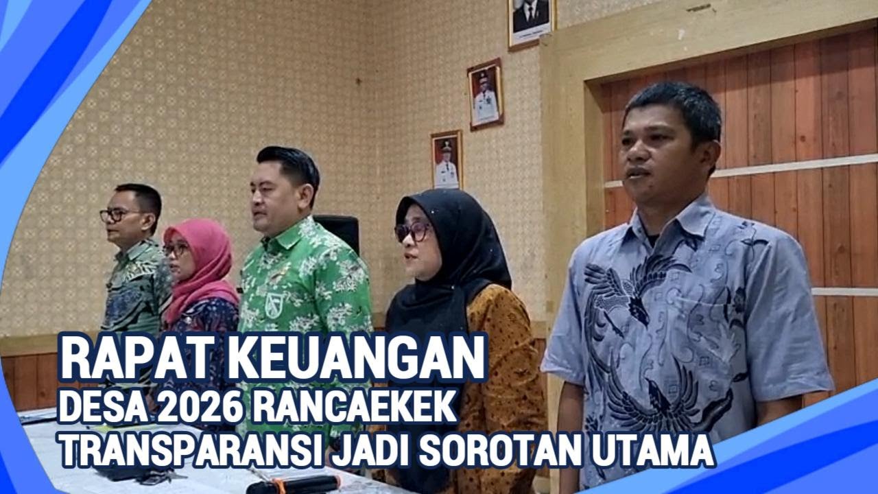 BREAKING NEWS | Keuangan Desa 2026 Dibongkar, Camat Rancaekek Beri Peringatan Tegas