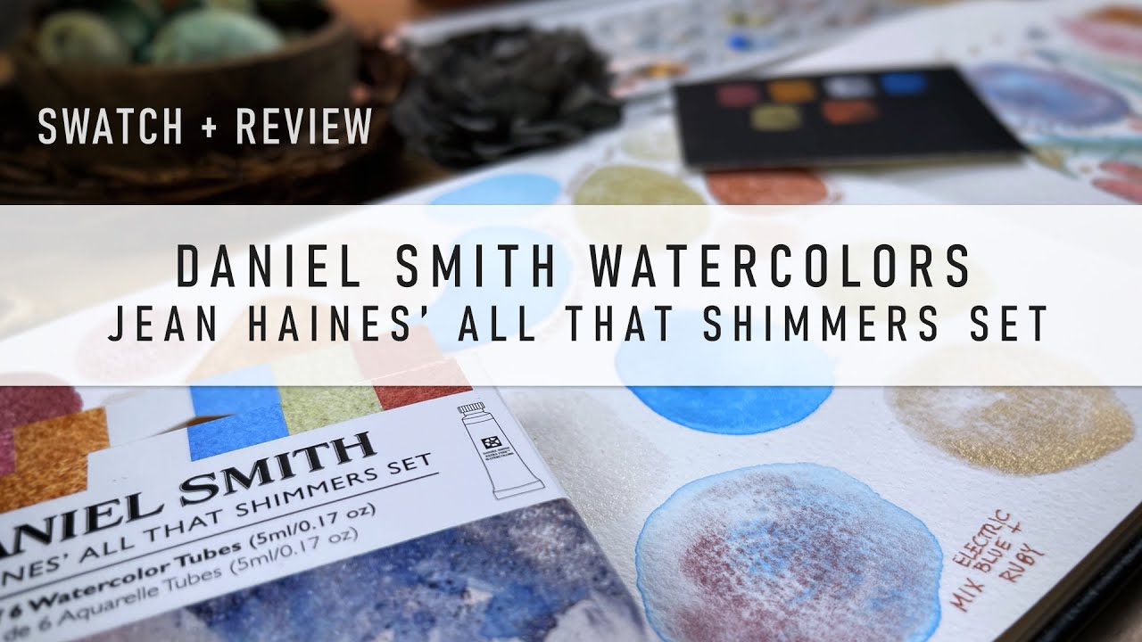 🎨 Jean Haines "All That Shimmers" Watercolor Set by Daniel Smith - Swatch & Review ✨