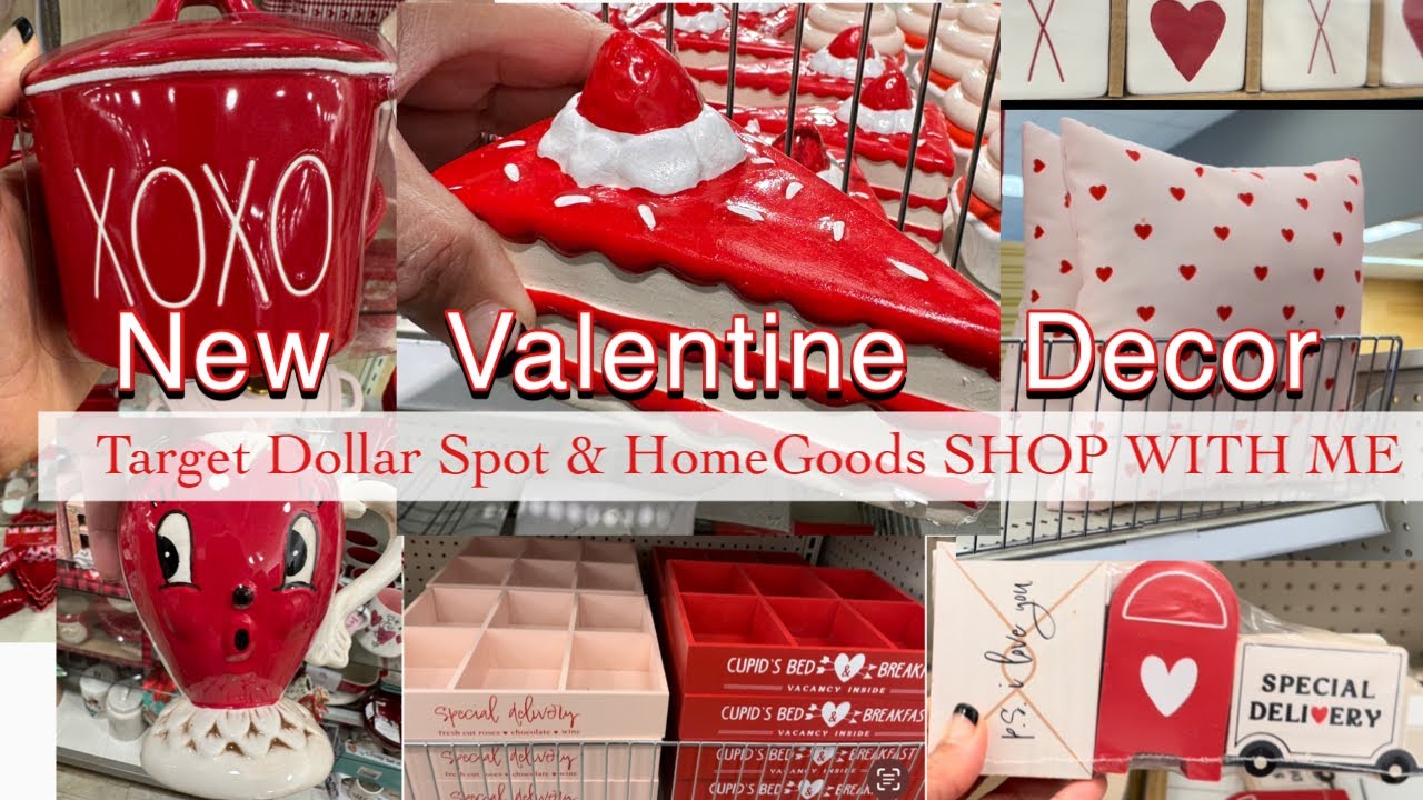 NEW AT TARGET DOLLAR SPOT | TARGET DOLLAR SPOT HOME DECOR | HOMEGOODS | SHOPPING FOR VALENTINES DAY