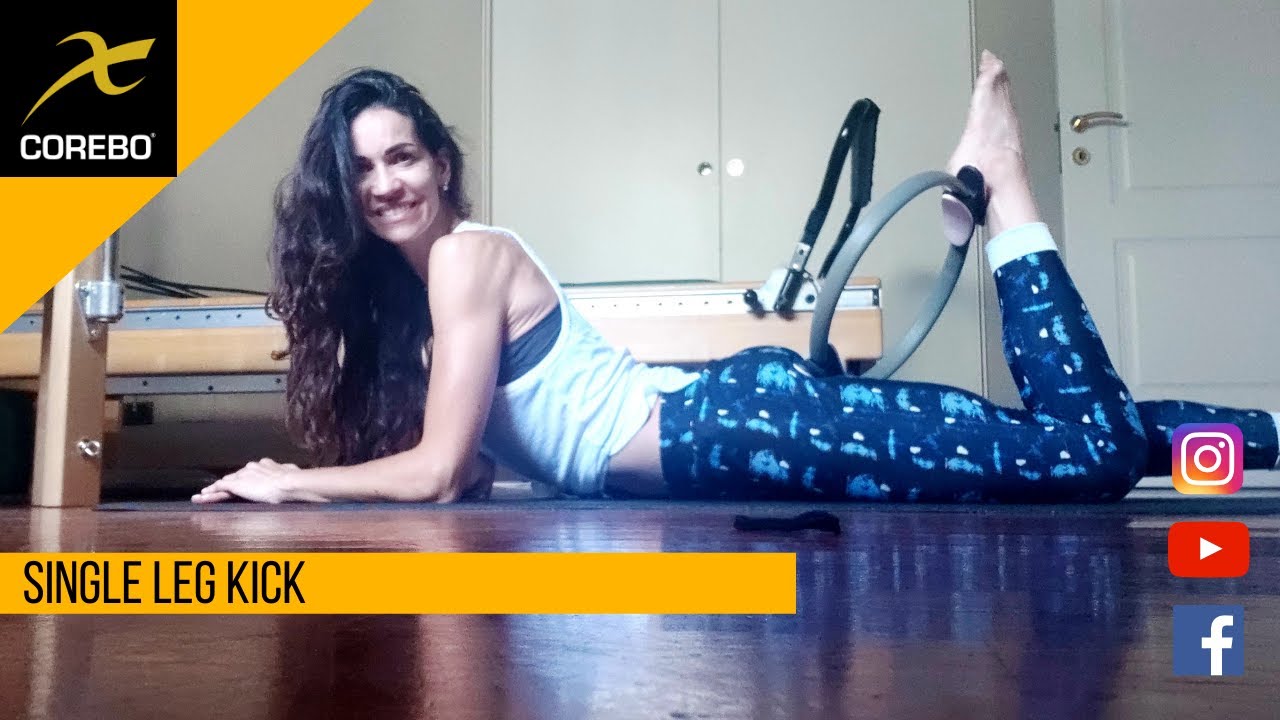 Single Leg Kick nel Pilates