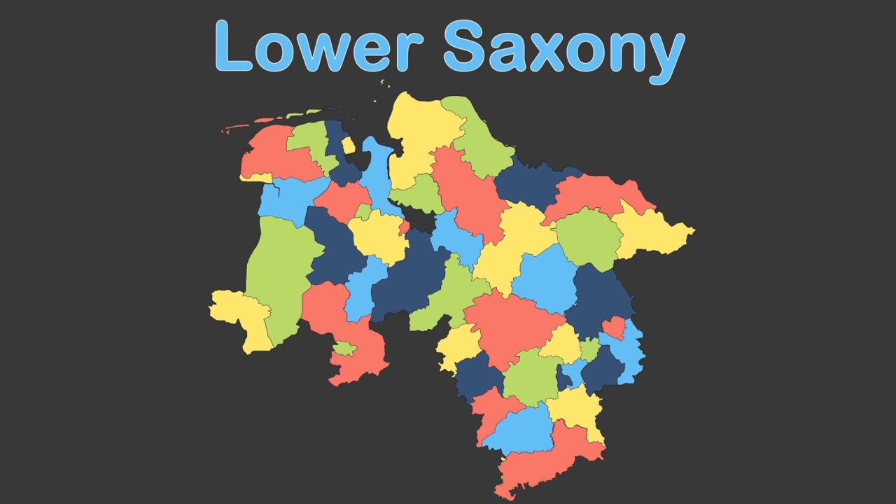 Lower Saxony Geography | 37 Districts & 8 Urban Districts