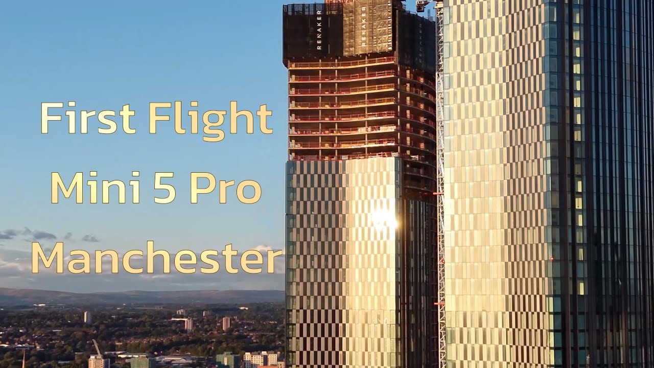 First Flight #mini5pro in Manchester